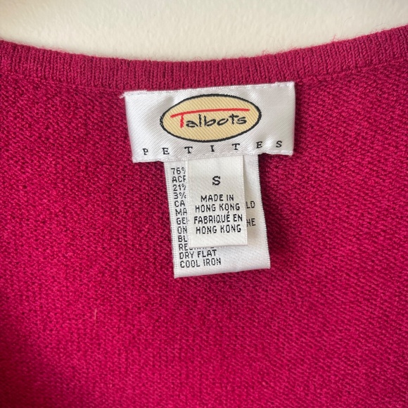 Vintage Talbots Deep Fuchsia Tank Top - Picture 6 of 7